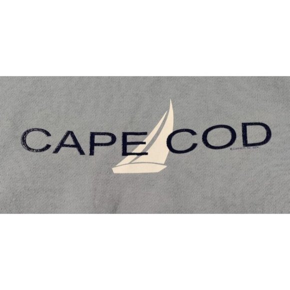 Cuffy's Of Cape Code Long Sleeve Light Blue Sailboat Sweatshirt - XL - Picture 2 of 14